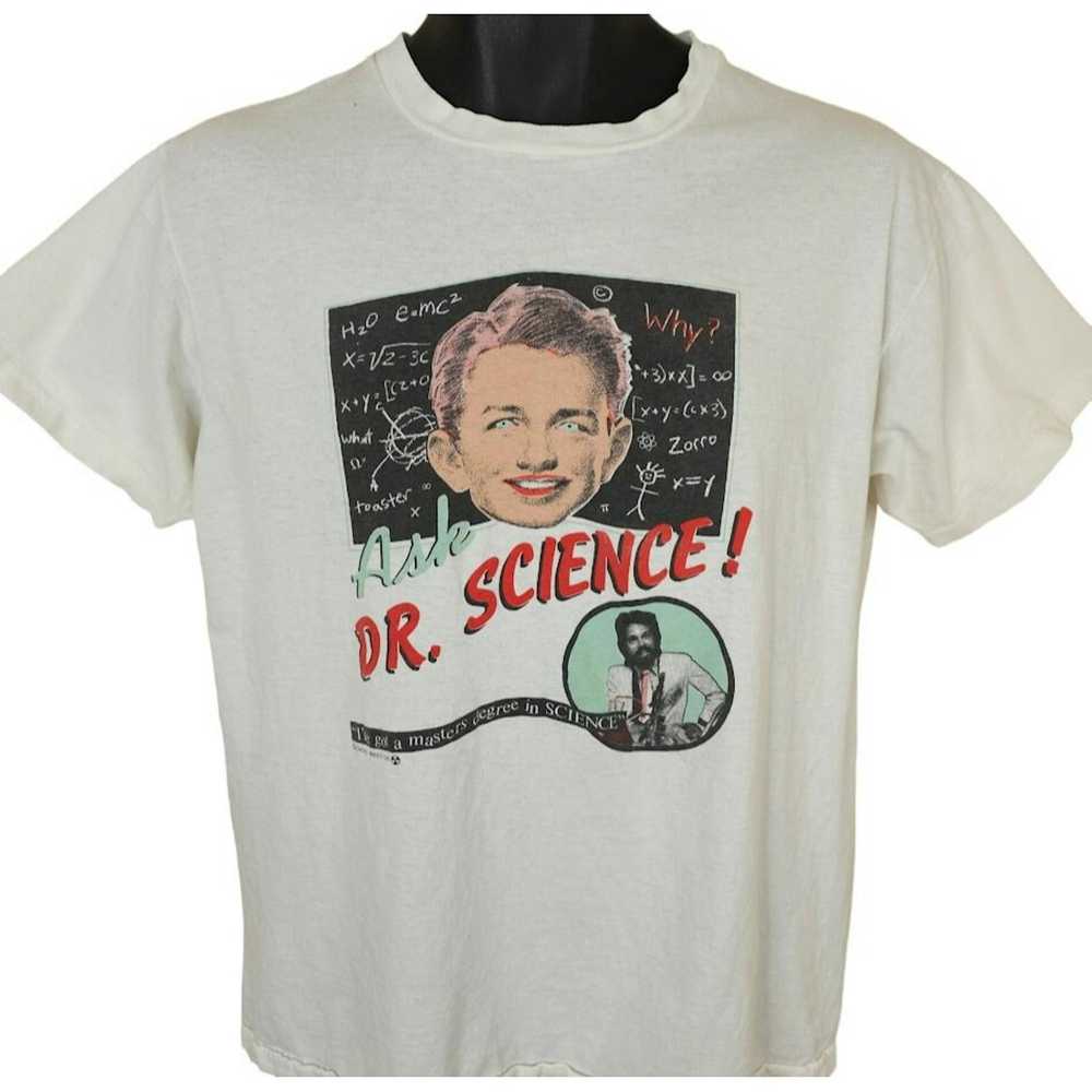 Vintage Ask Dr Science T Shirt Vintage 80s 1985 D… - image 1