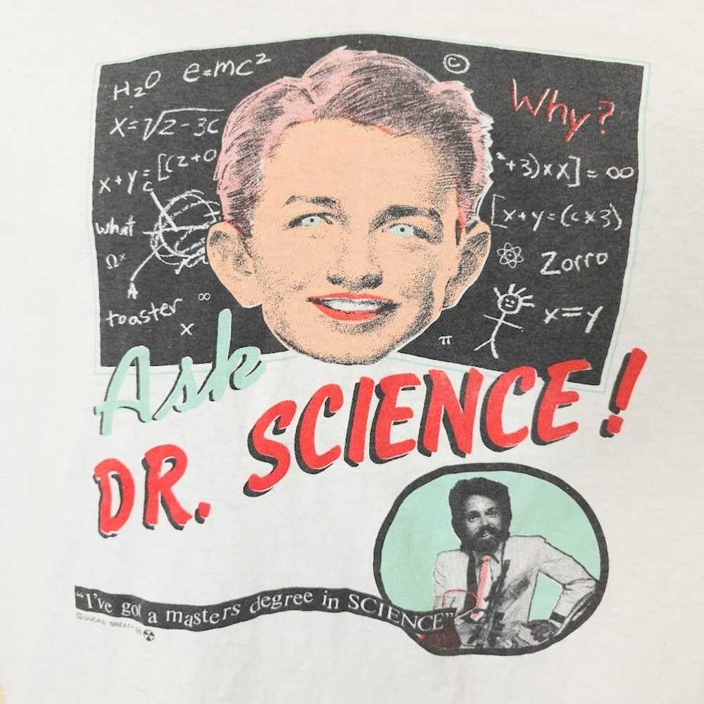 Vintage Ask Dr Science T Shirt Vintage 80s 1985 D… - image 2