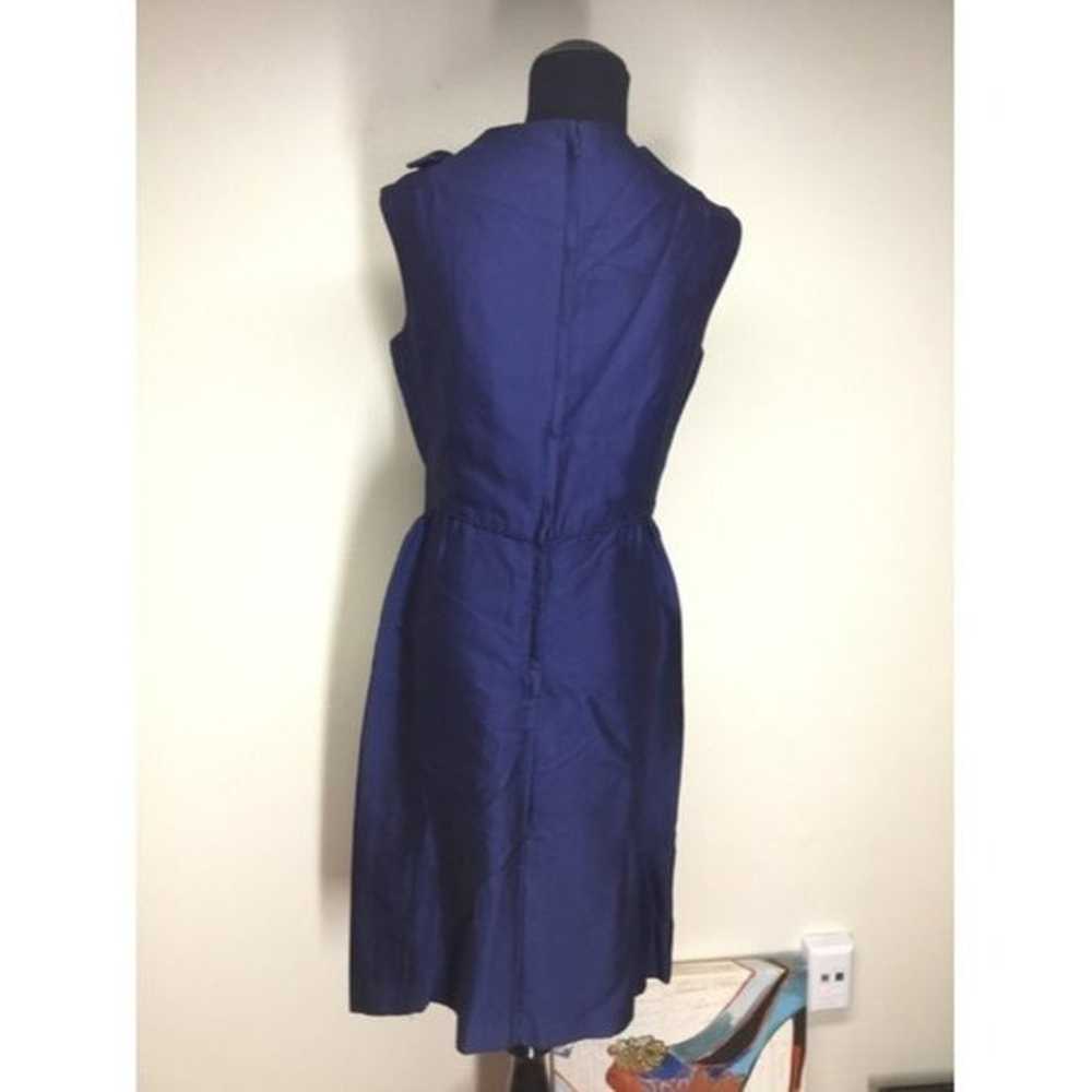 Pat Sandler Blue Vintage 1960's Night Out  Dress … - image 4