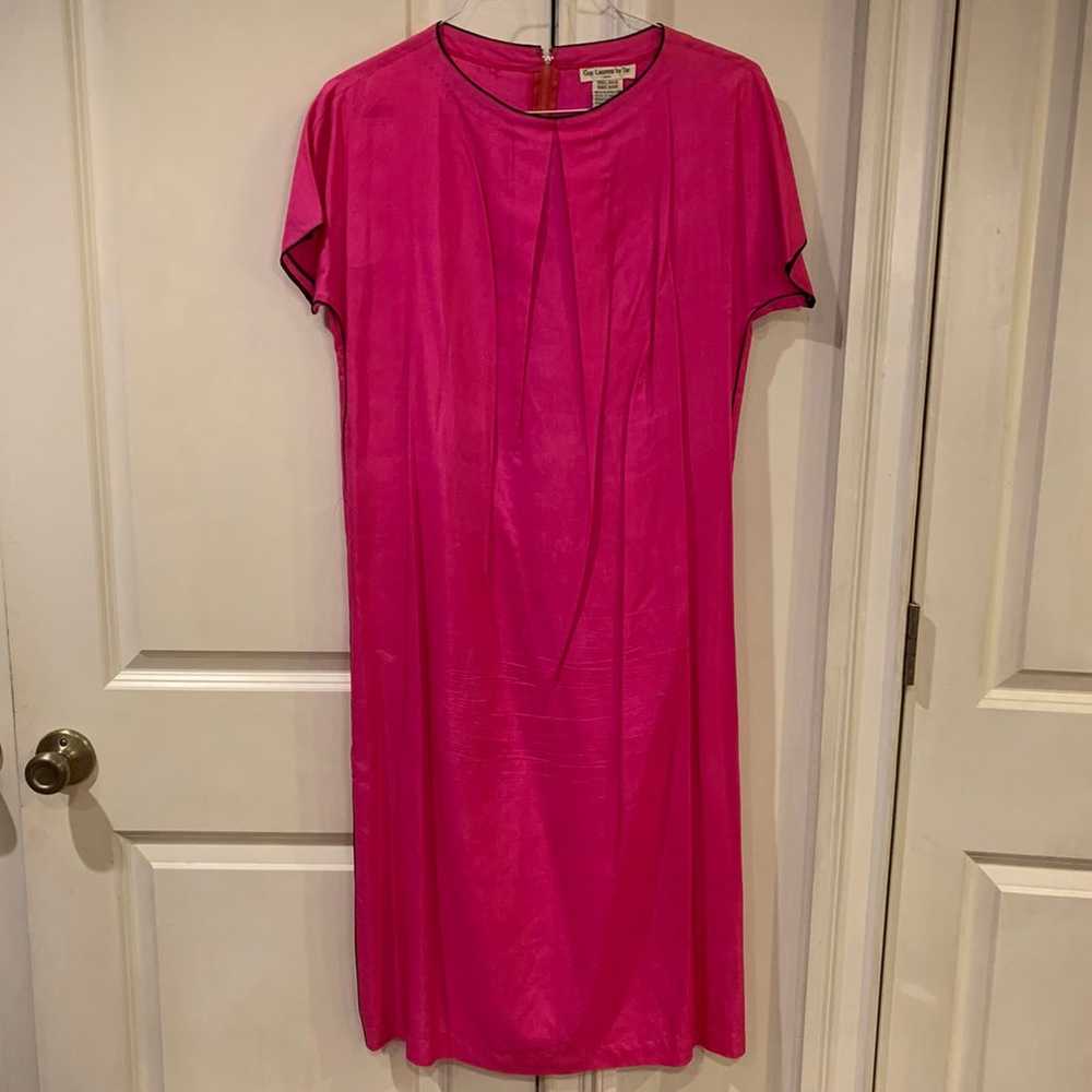 Vintage Guy Laurent Paris silk tunic dress - image 11