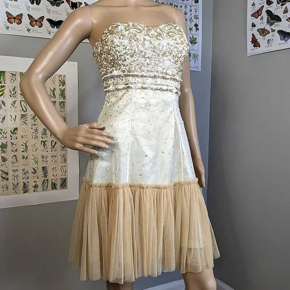 Vintage Scala Mini Dress Fairycore Ballet Straple… - image 12