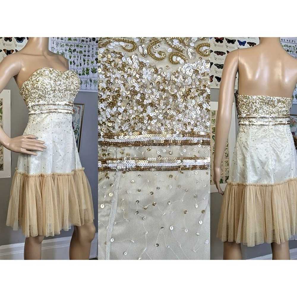 Vintage Scala Mini Dress Fairycore Ballet Straple… - image 5