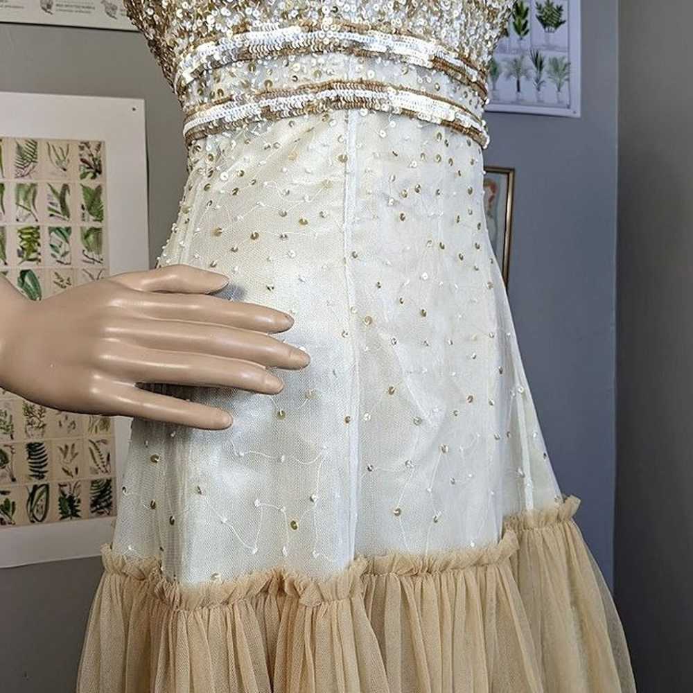 Vintage Scala Mini Dress Fairycore Ballet Straple… - image 6