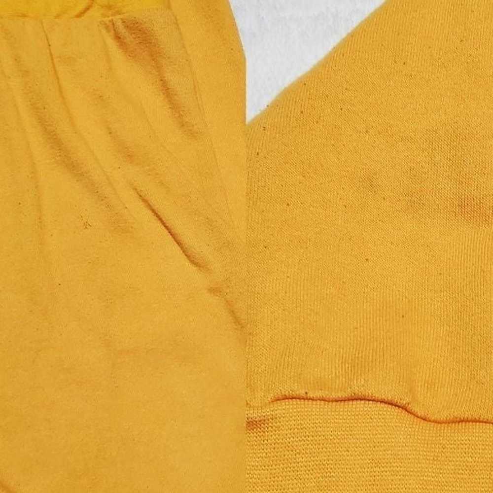 Vintage 90s-Y2K Baby Phat Mustard Yellow Gold Spe… - image 12