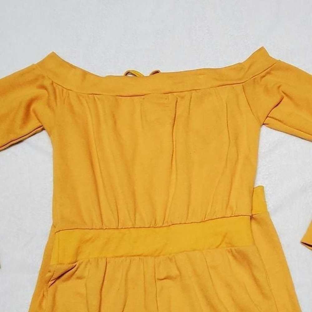 Vintage 90s-Y2K Baby Phat Mustard Yellow Gold Spe… - image 9