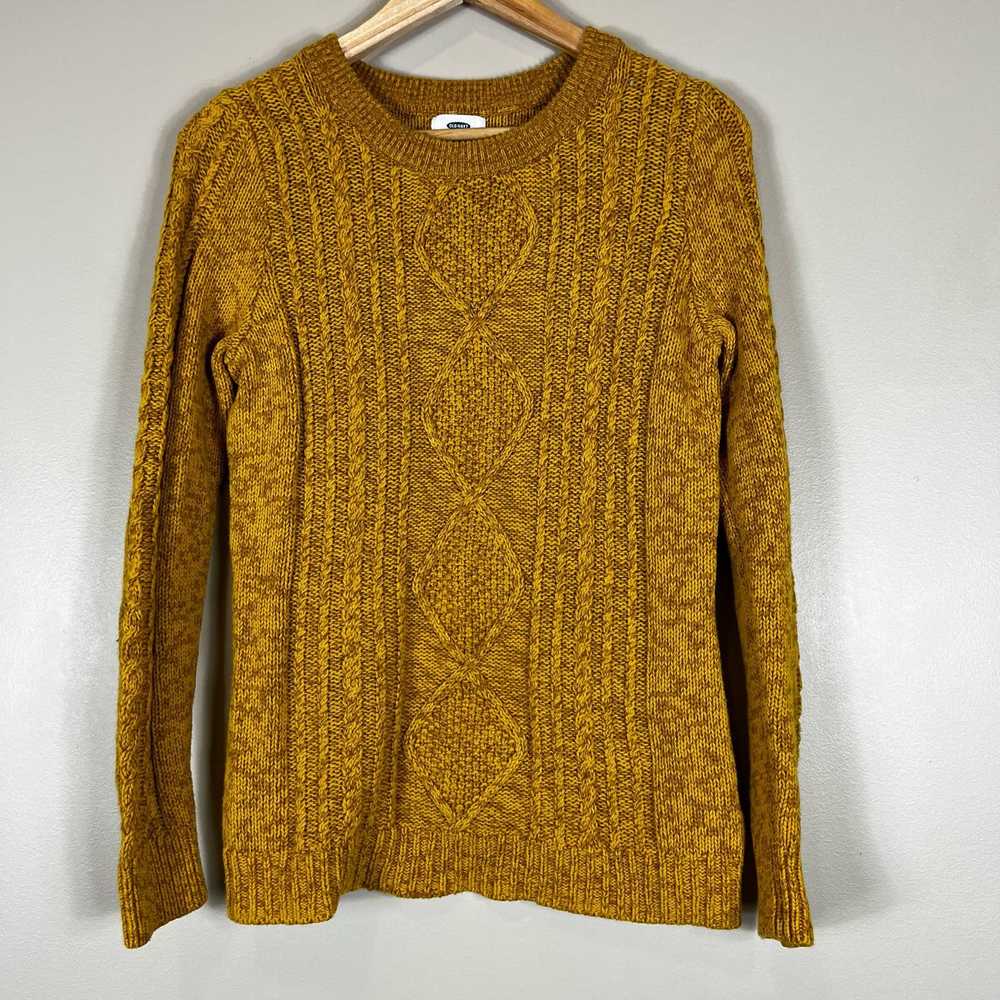 Old Navy Old Navy Gold Cable Knit Sweater - image 1