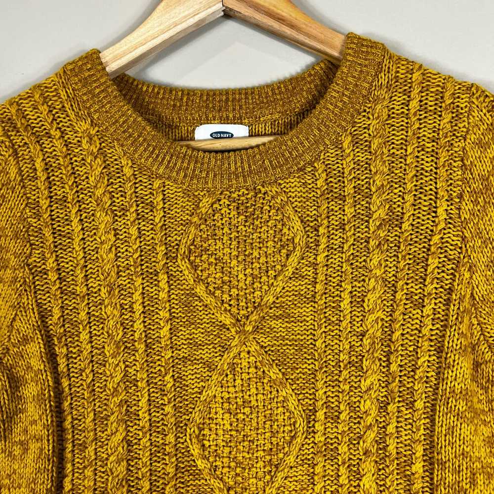 Old Navy Old Navy Gold Cable Knit Sweater - image 2