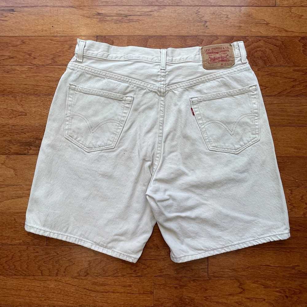 Levi's × Vintage Vintage Levi’s 550 Cream White D… - image 2