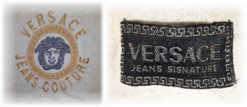 Streetwear × Versace × Vintage VTG 90s Tshirt Ver… - image 6