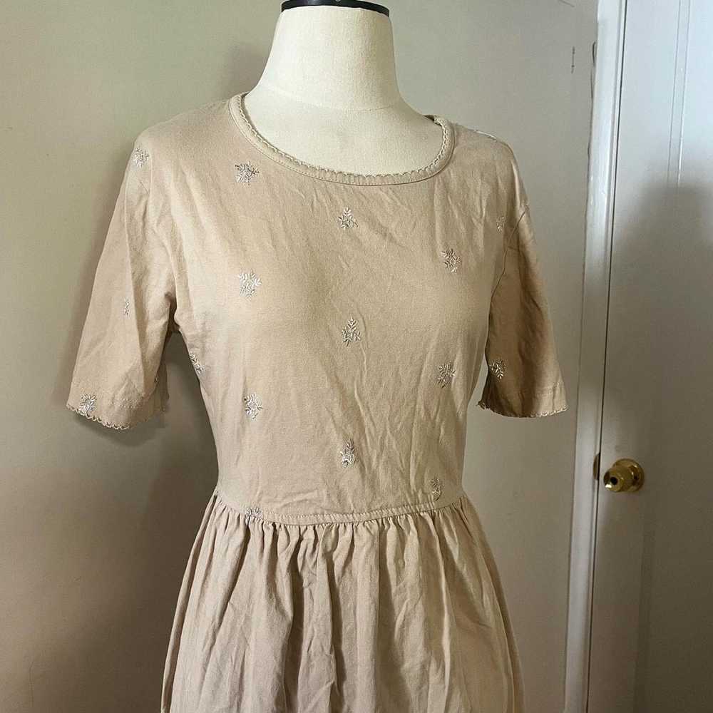 Vintage Bobbie Brooks Cotton Maxi Dress - image 2