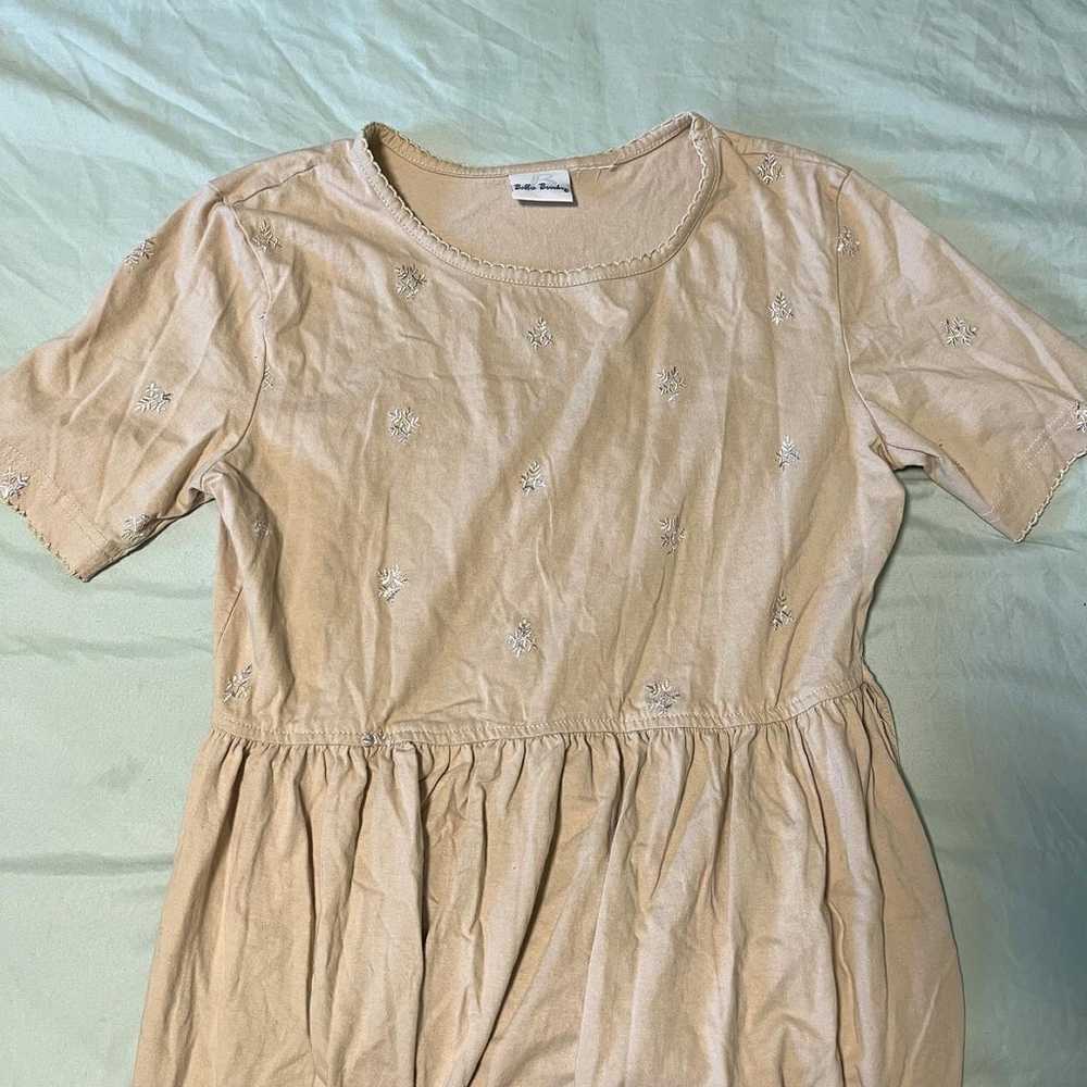 Vintage Bobbie Brooks Cotton Maxi Dress - image 4