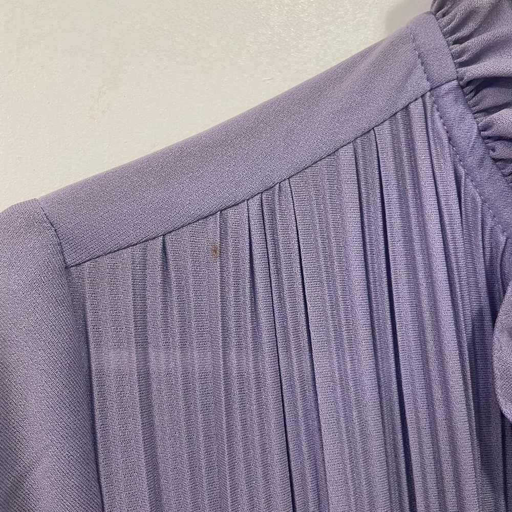 Vintage Ladies Dusty Purple Long Sleeve Dress - image 4