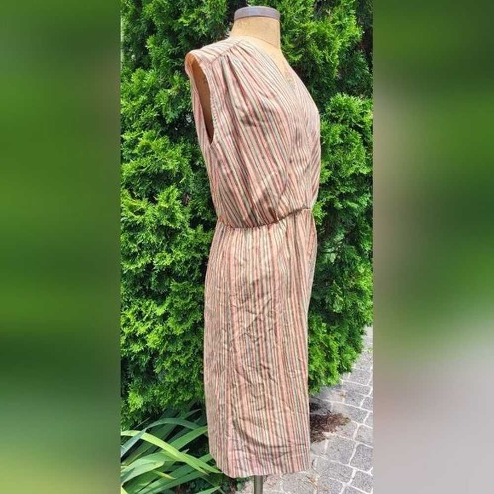 Vintage Sunshine Alley Striped Dress Size 14 - image 3