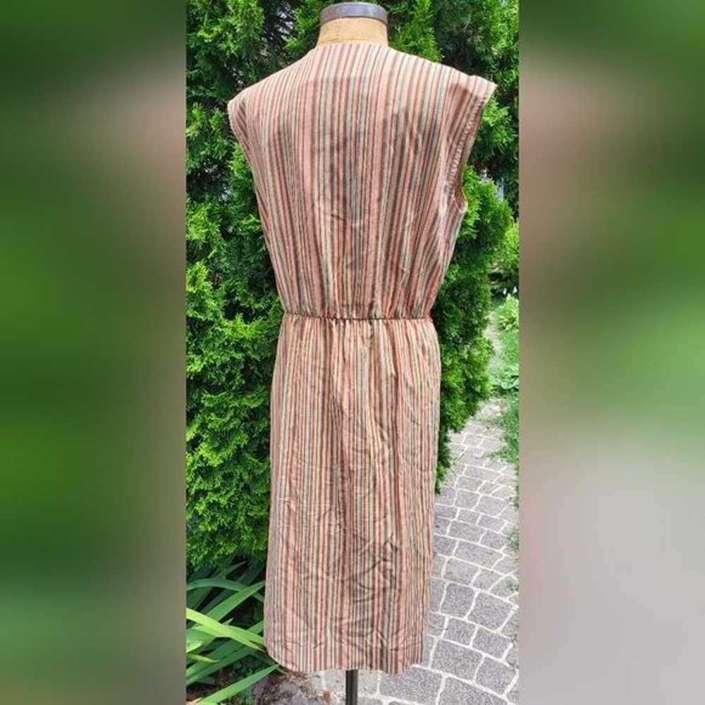 Vintage Sunshine Alley Striped Dress Size 14 - image 4
