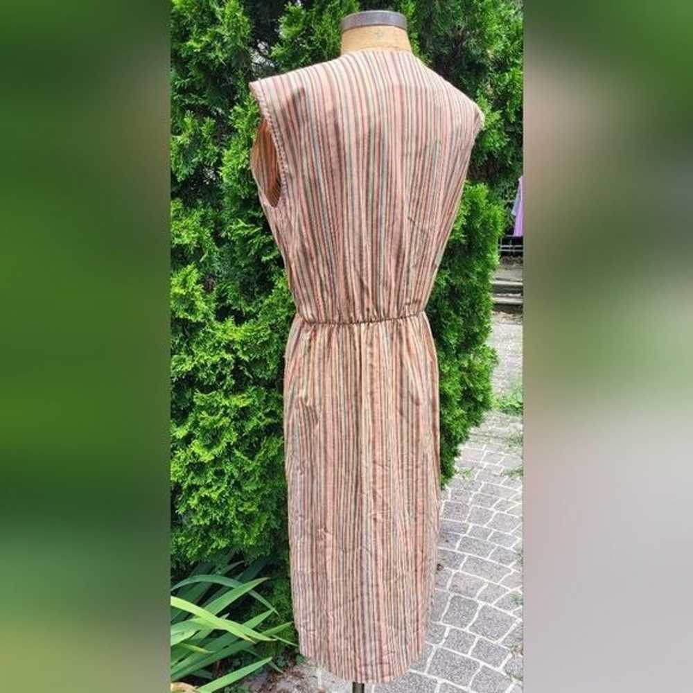 Vintage Sunshine Alley Striped Dress Size 14 - image 5
