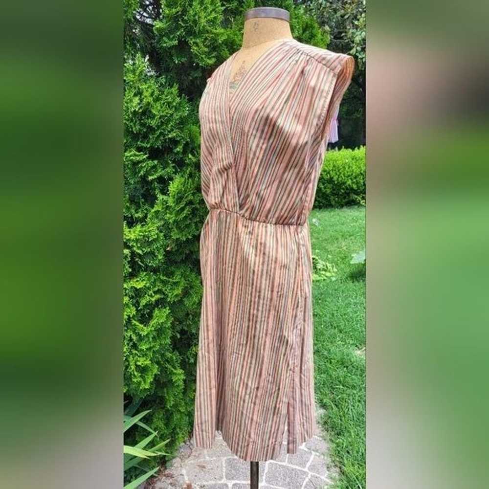 Vintage Sunshine Alley Striped Dress Size 14 - image 6