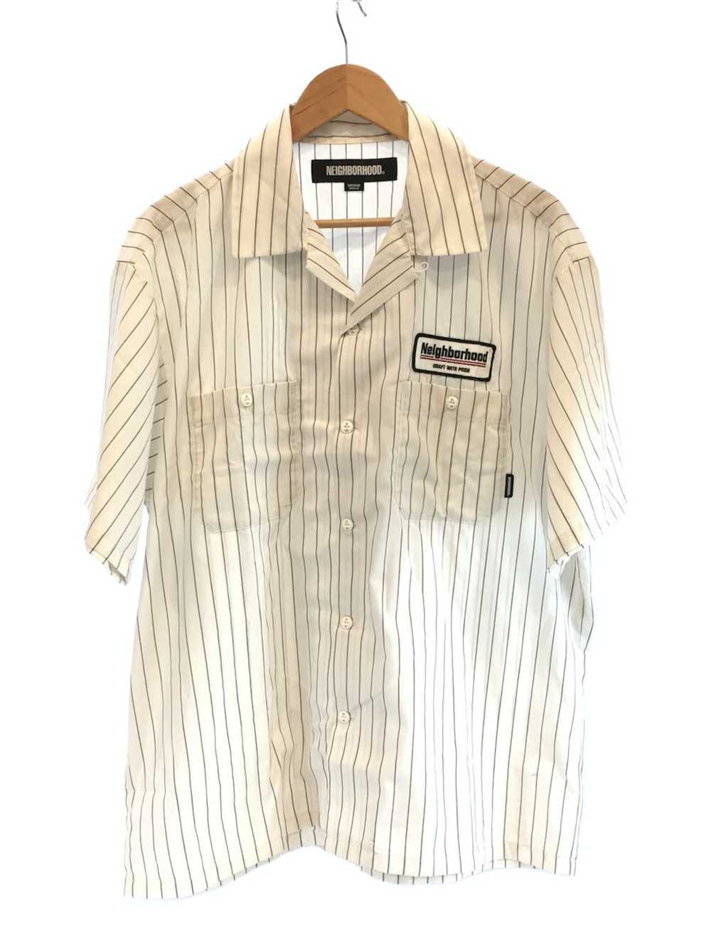 Neighborhood Shirt Short sleeve Polyester Stripe … - image 1