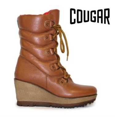 Cougar Cougar Wedgy Pillow Boot Waterproof Leather