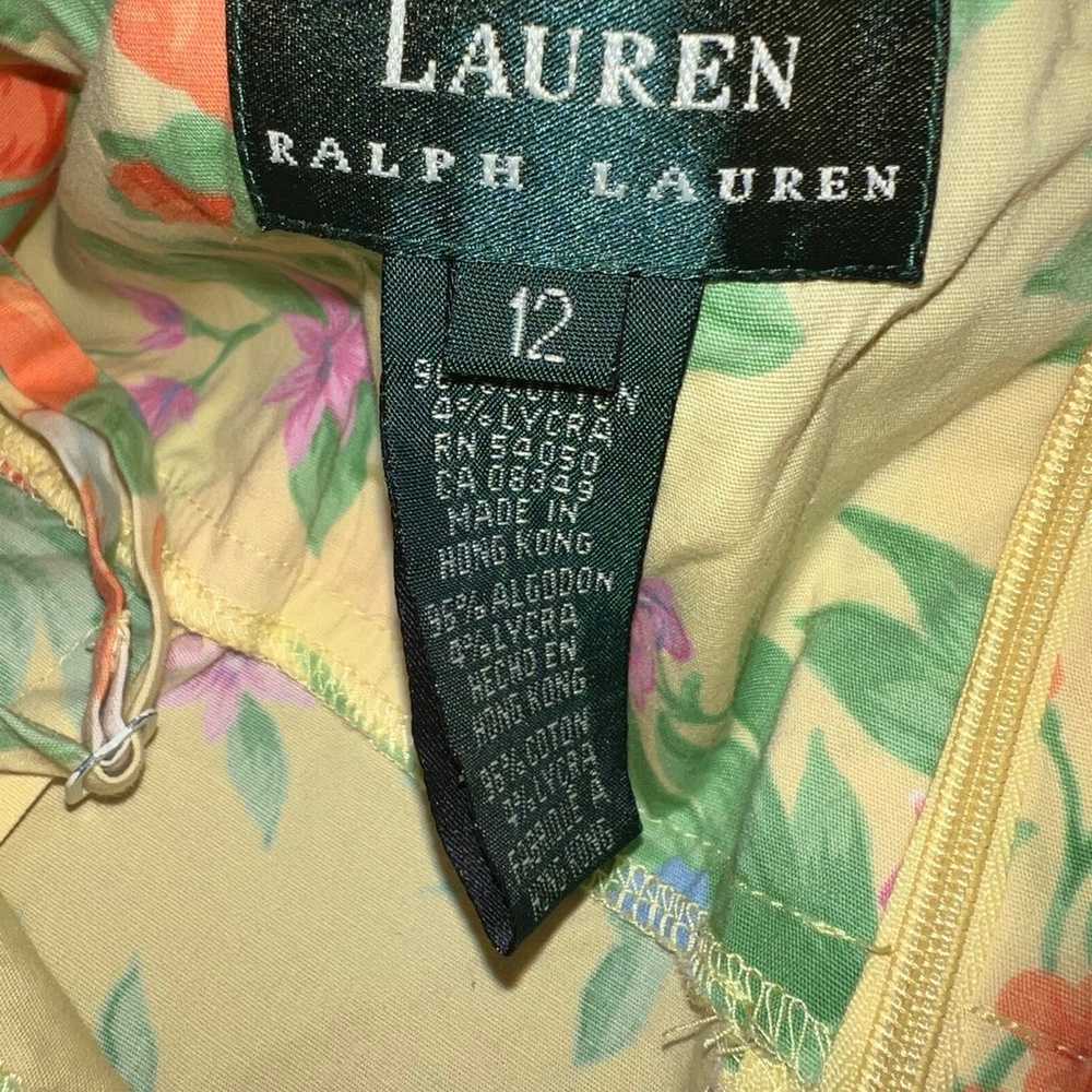 Lauren ralph Lauren floral habiscus bodycon Dress… - image 3