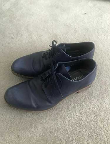 Prada Prada saffiano leather derby shoes