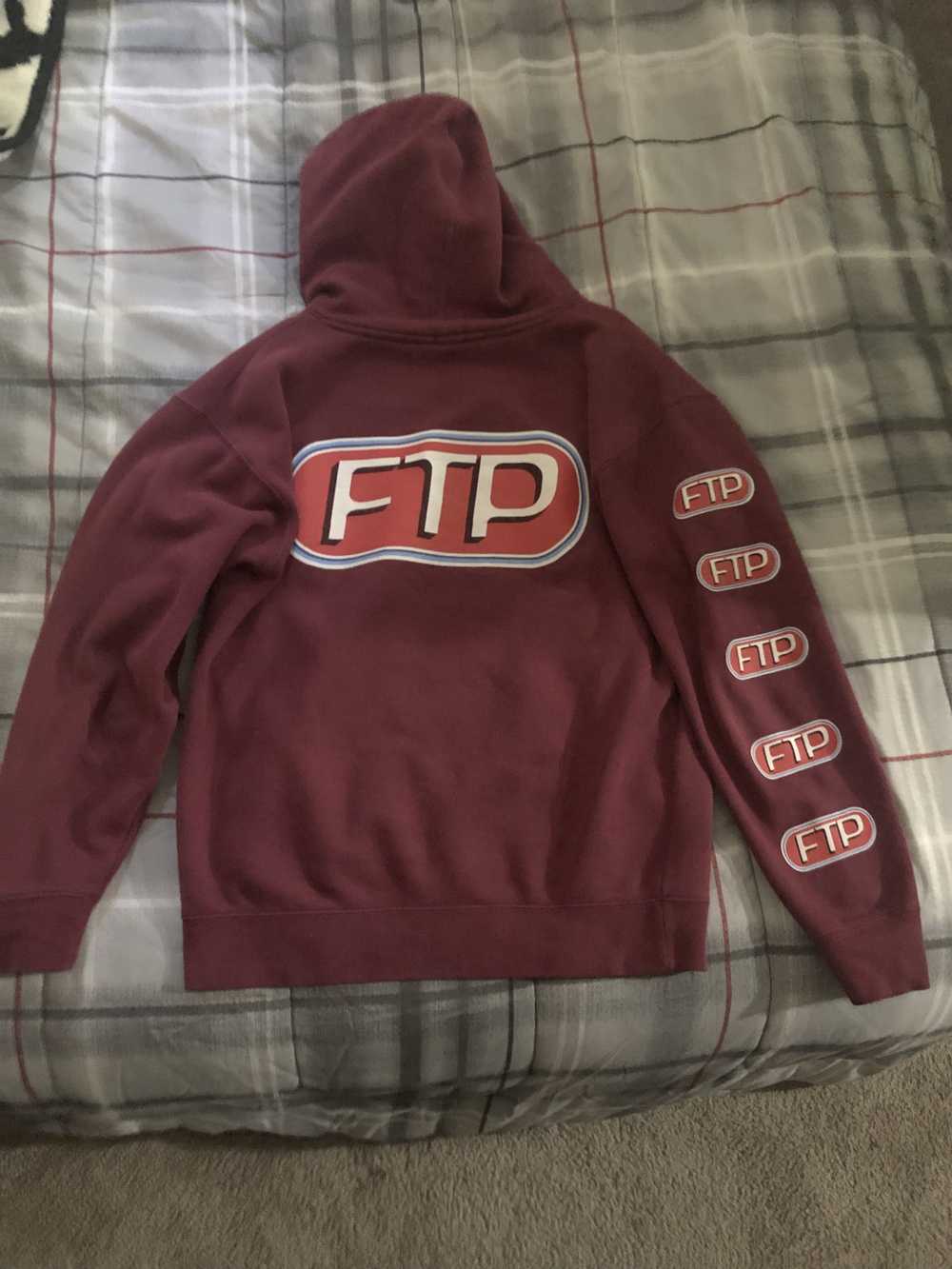 Fuck The Population FTP hoodie red Medium - image 2