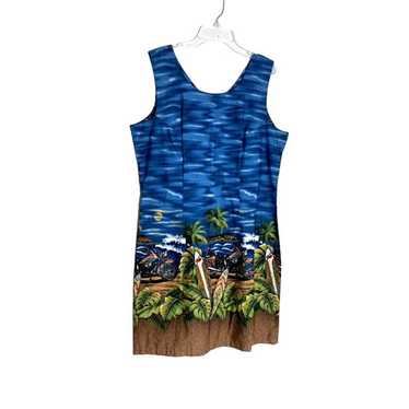 Kys Hawaii Womens Size L Vintage Dress Tank Sleeve