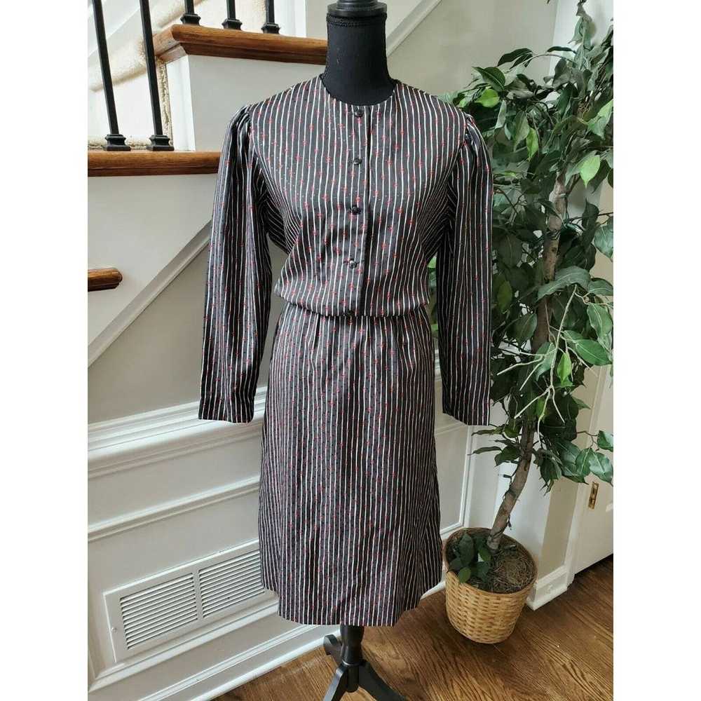 Herman Marcus Striped Vintage Dress - image 10