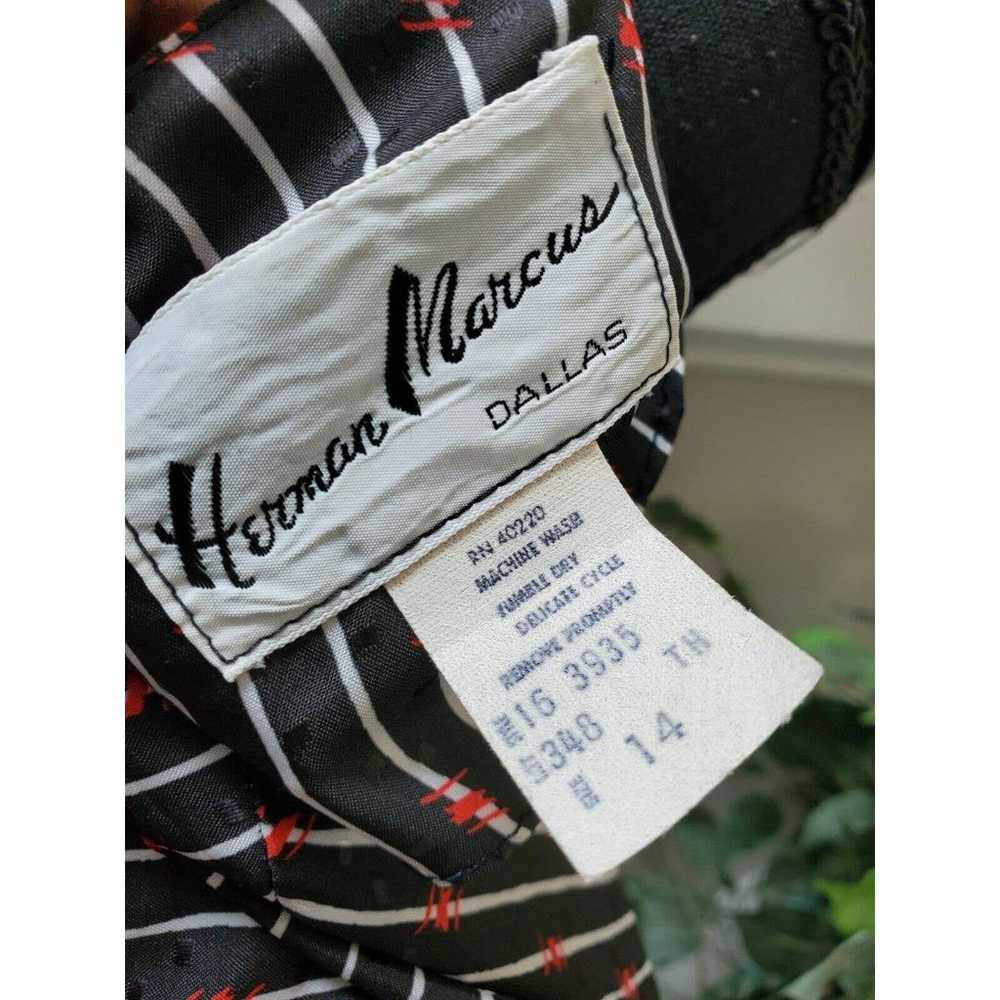Herman Marcus Striped Vintage Dress - image 9