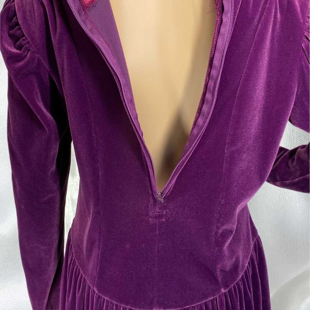 Vintage The Ribbons & Lace Collection Velour Drop… - image 7