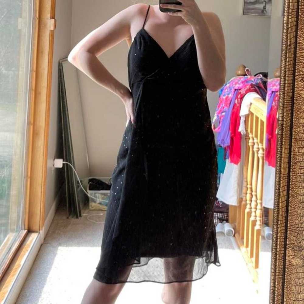 vintage 90s black mini dress - image 1