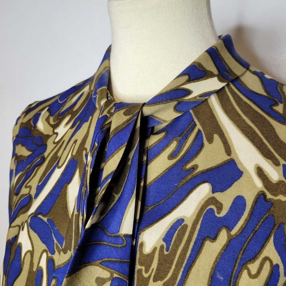 Vintage 70s Vera Maxwell Long Sleeve Maxi Dress B… - image 3