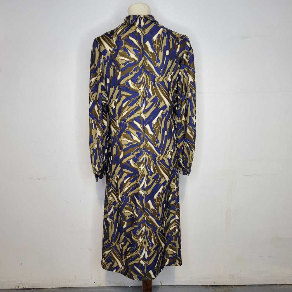 Vintage 70s Vera Maxwell Long Sleeve Maxi Dress B… - image 6