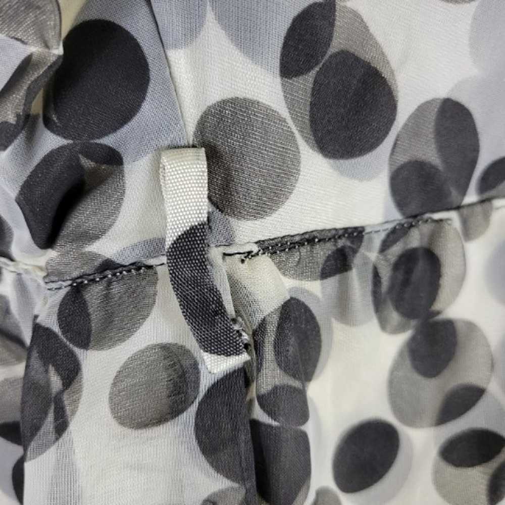 50s/60s Polka Dot Keyhole Neckline Dress - image 8