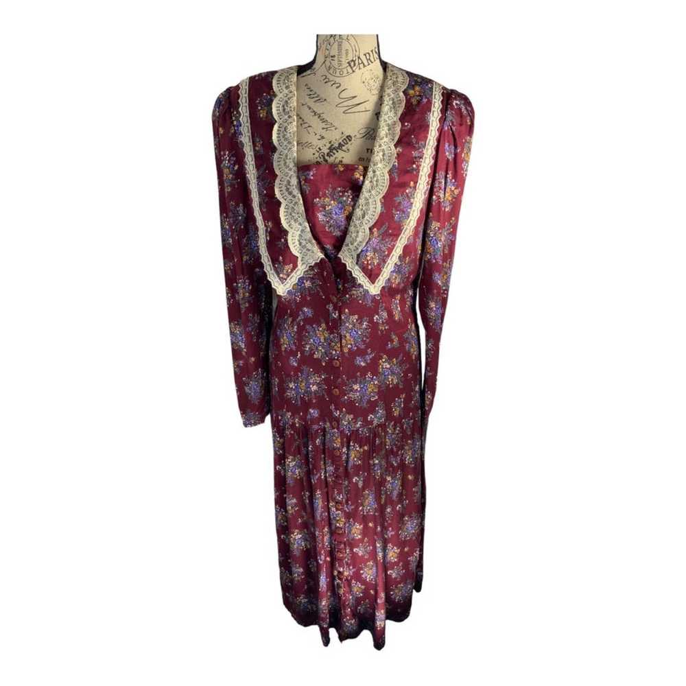 Vintage 80’s Floral Gunne Sax Dress - image 1
