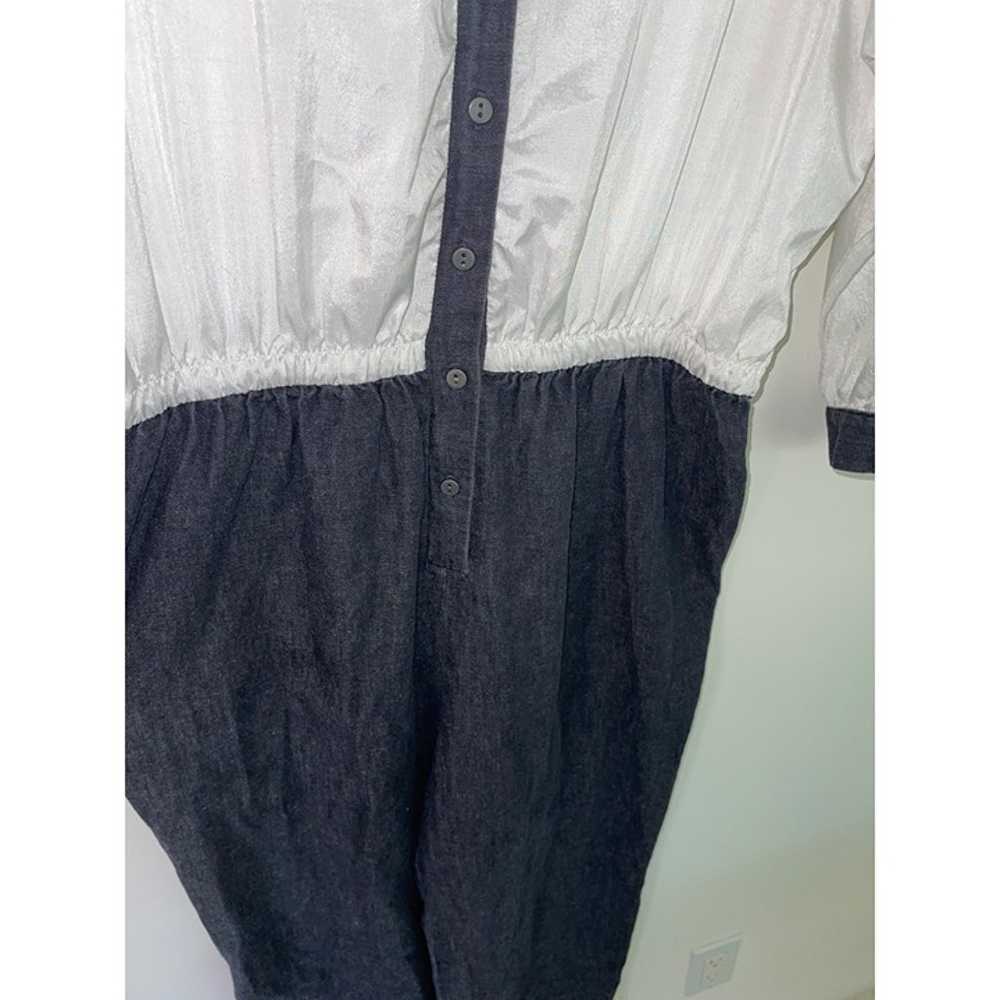 Jordana Vintage Womens Jumpsuit Size Large White … - image 5