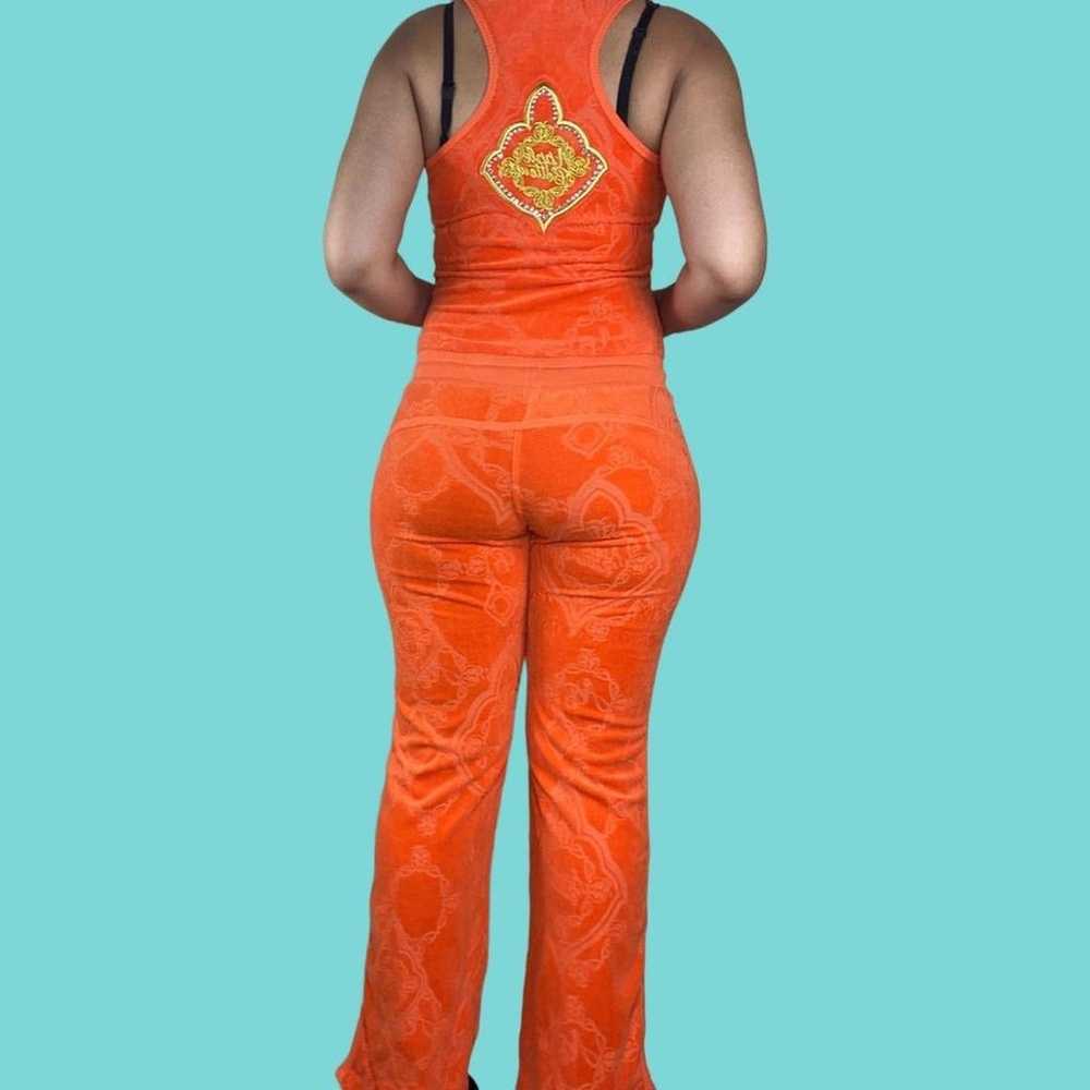 Vintage Y2K  Apple Bottoms Women's Orange and Gol… - image 3