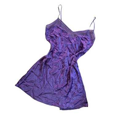 Vintage Victorias Secret Pajamas. 1990's Purple Satin Victorias