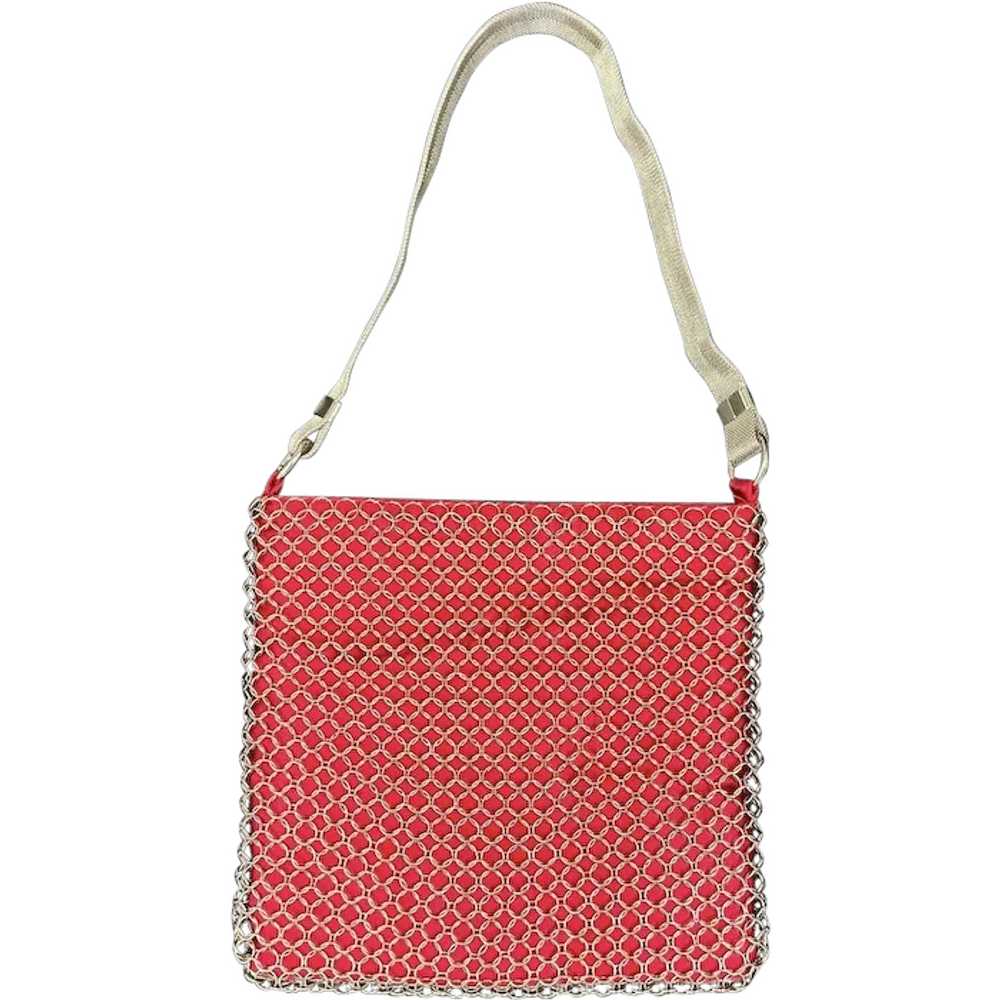 Whiting and Davis chain mesh purse - image 1