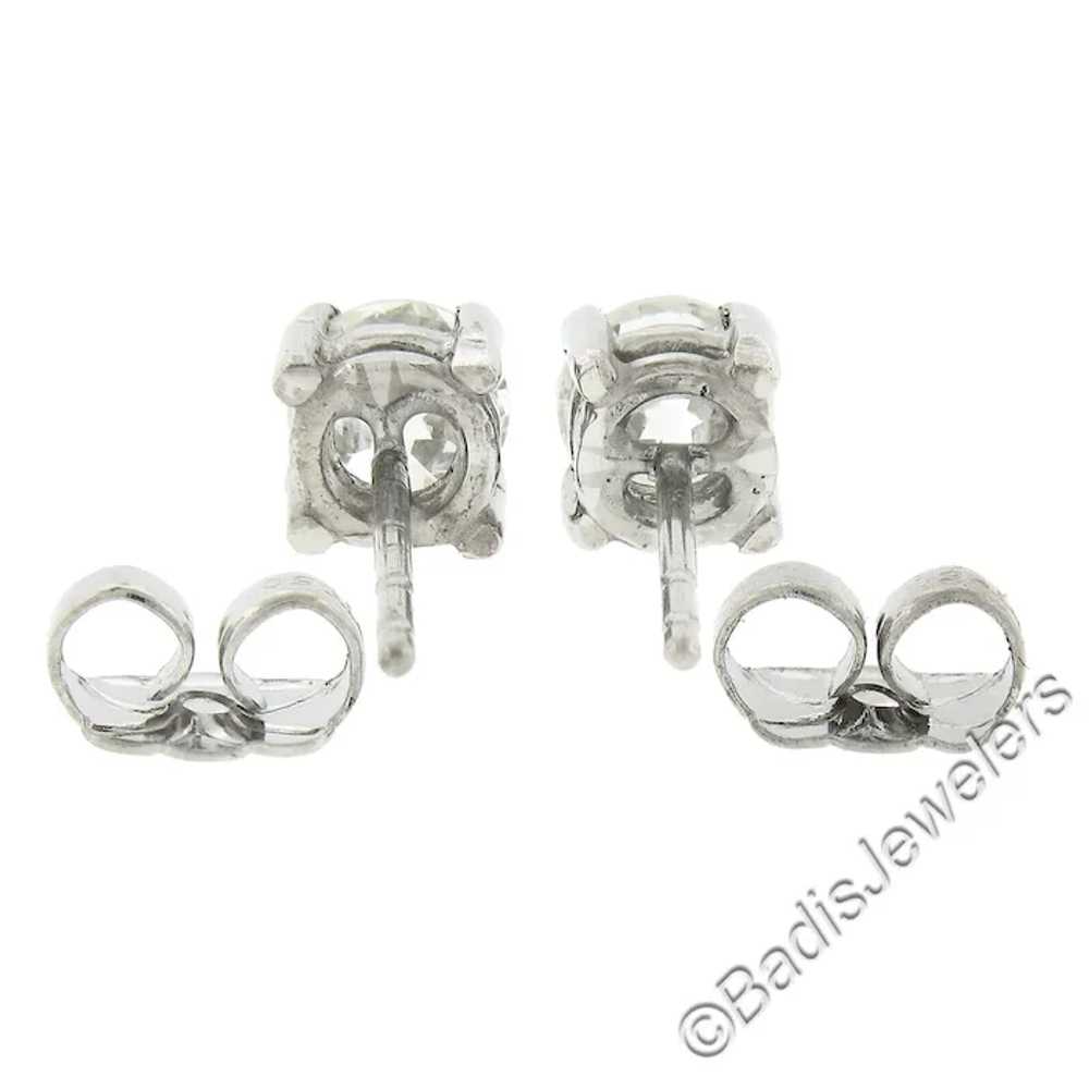 Antique Platinum 1.0ctw GIA Certified Old Europea… - image 2