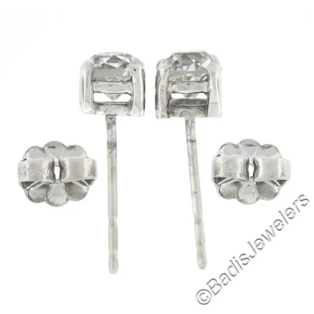 Antique Platinum 1.0ctw GIA Certified Old Europea… - image 4