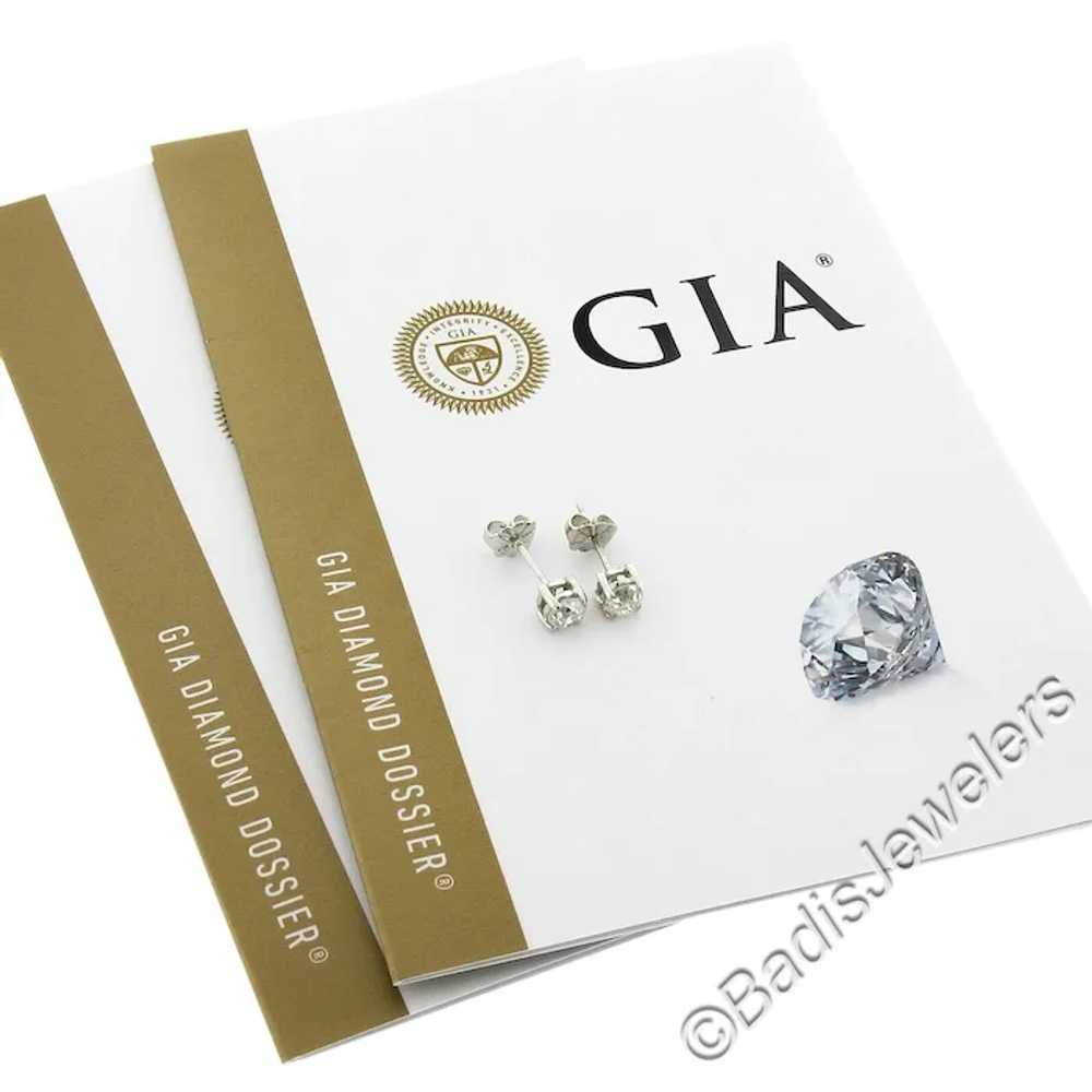 Antique Platinum 1.0ctw GIA Certified Old Europea… - image 5