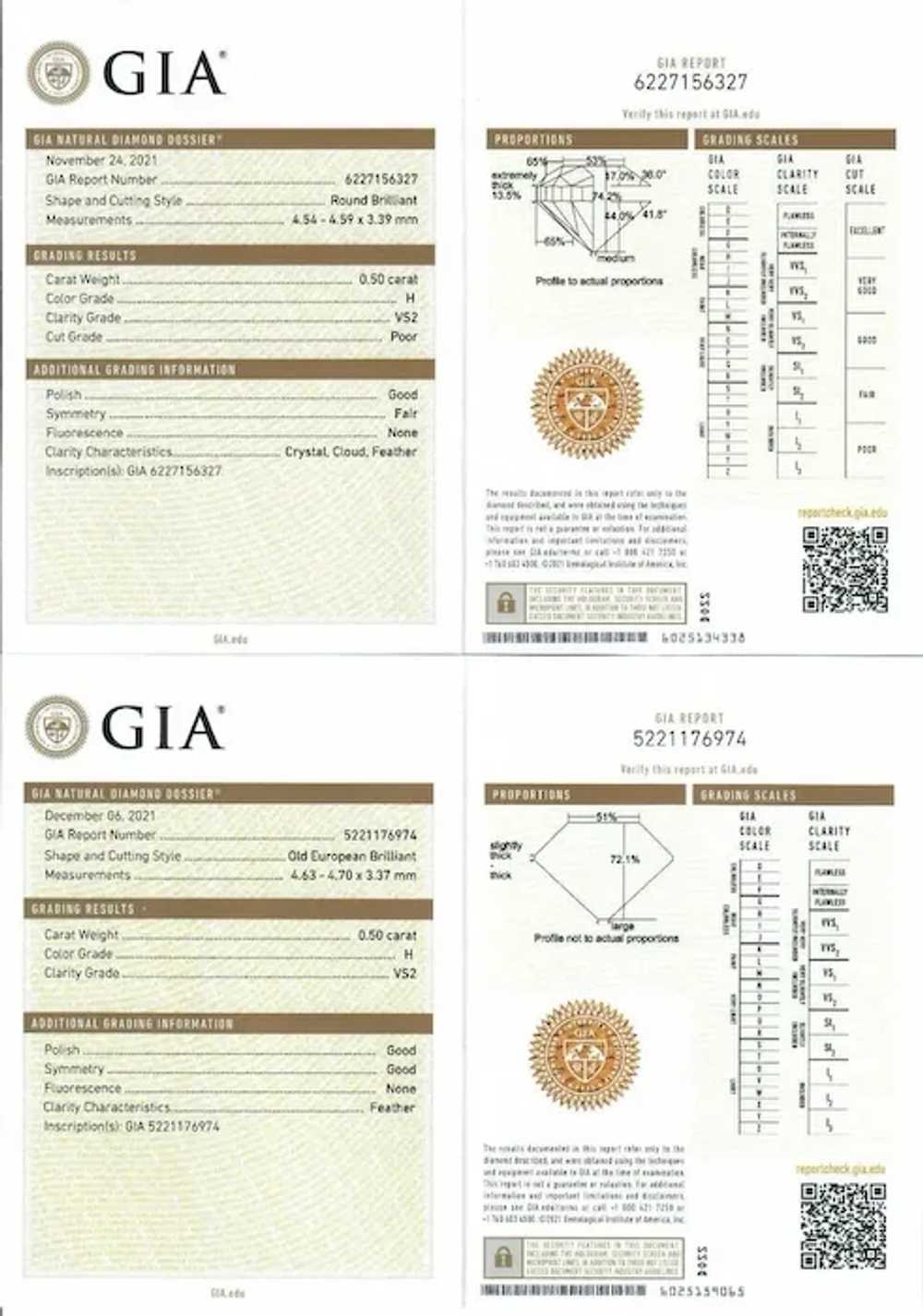 Antique Platinum 1.0ctw GIA Certified Old Europea… - image 6