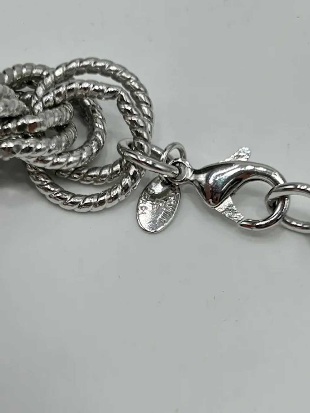 Vintage Erwin Pearl Necklace Oversized Textured S… - image 6