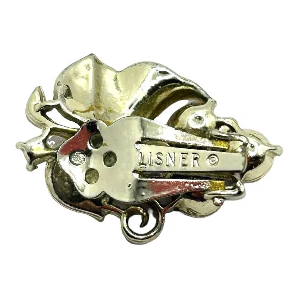 Vintage Lisner Grape Cluster Brooch and Earrings - image 4
