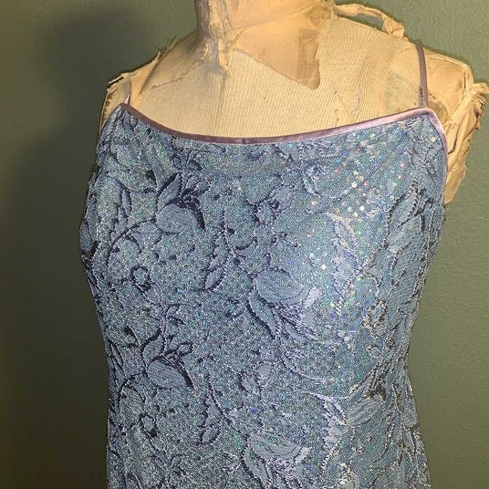 Vintage Multi Color Jessica McClintock Dress - image 4