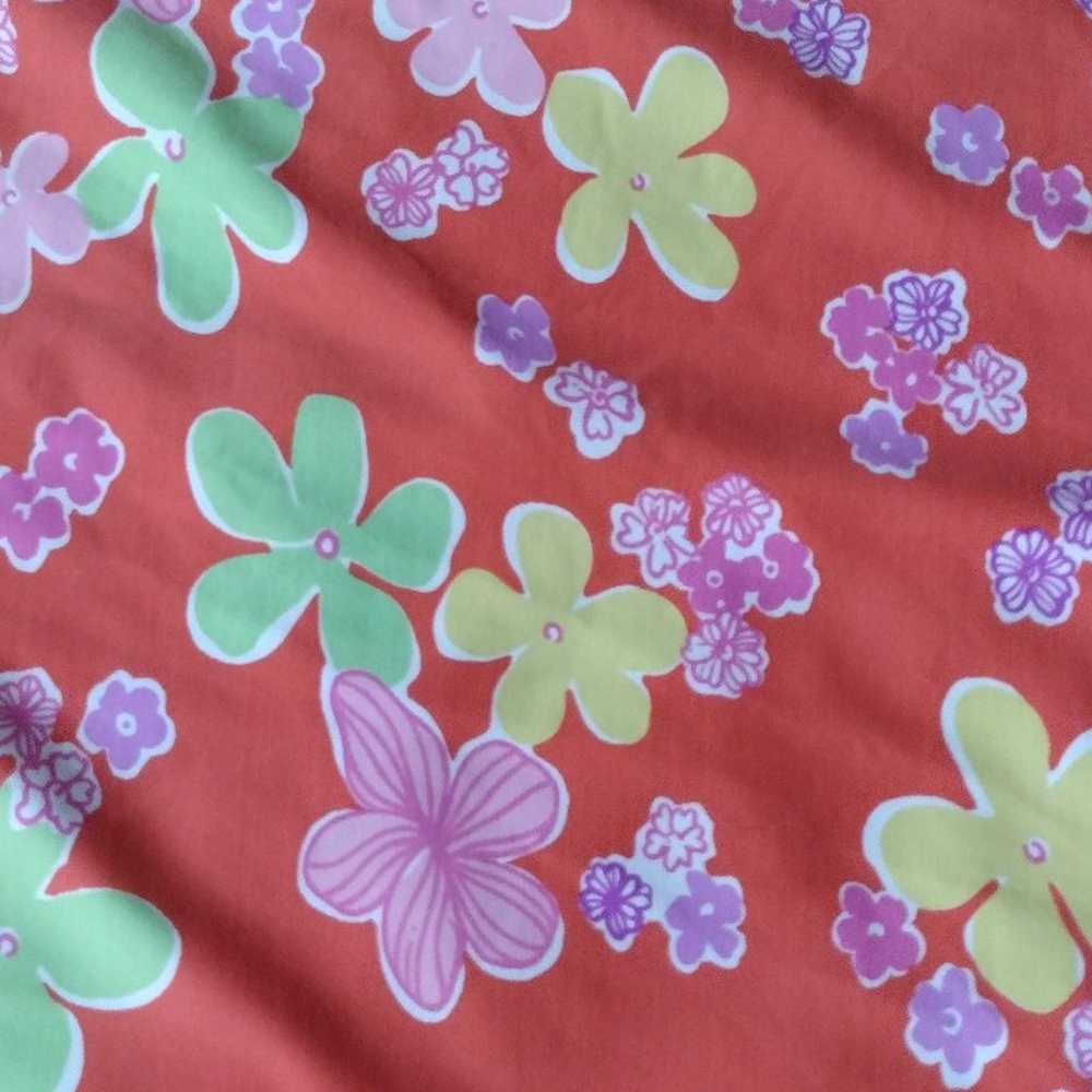 Lilly Pulitzer large dress flower vintage retro - Gem