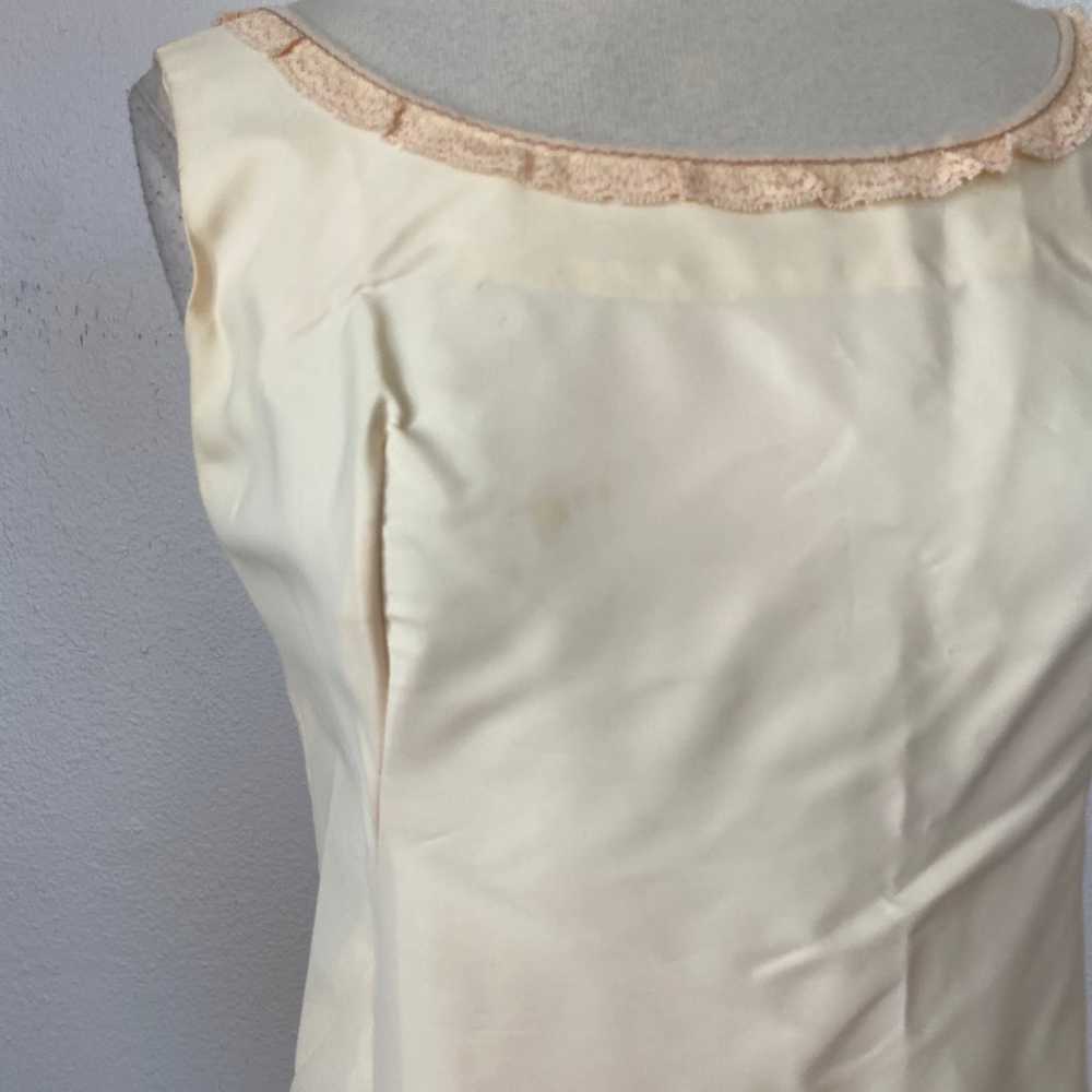 Vintage 60’s Emma Domb Long Sleeve Lace Off White… - image 11