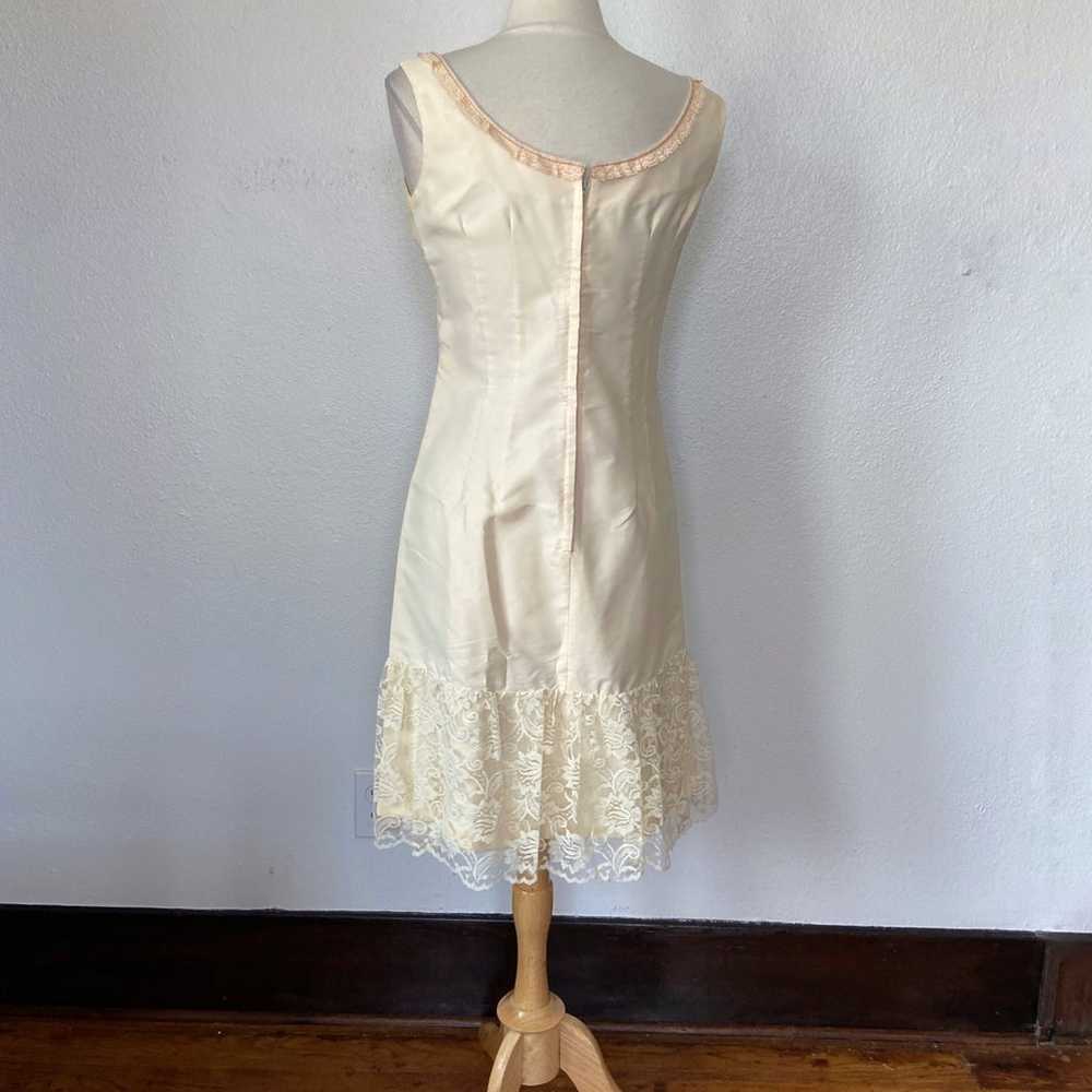 Vintage 60’s Emma Domb Long Sleeve Lace Off White… - image 5