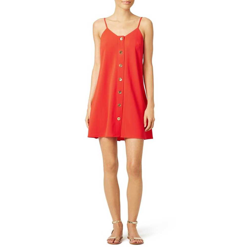 Amanda Uprichard Orange coral dress large xl Revo… - image 1