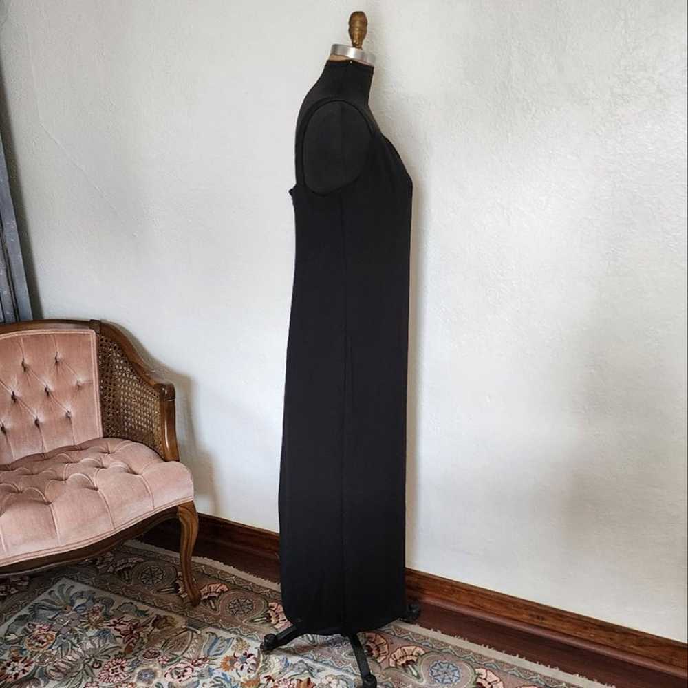 Vintage Patra Sleeveless Maxi Dress Black Size 16 - image 3